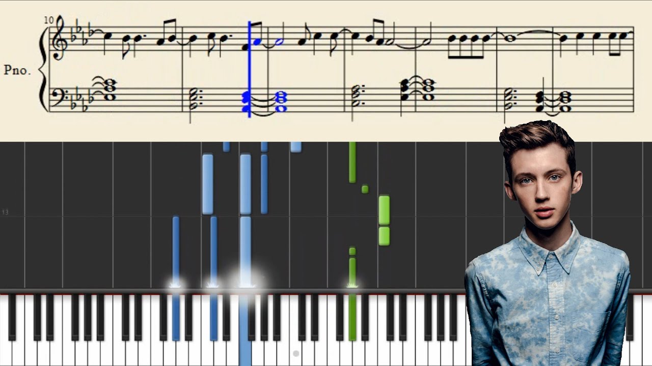 Troye Sivan - Lost Boy - EASY Piano Tutorial + Sheets