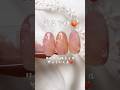 【桃ネイル】ダイソーのもけもけジェルが桃ネイルにめっちゃ使える🍑 #桃ネイル #100均ネイル