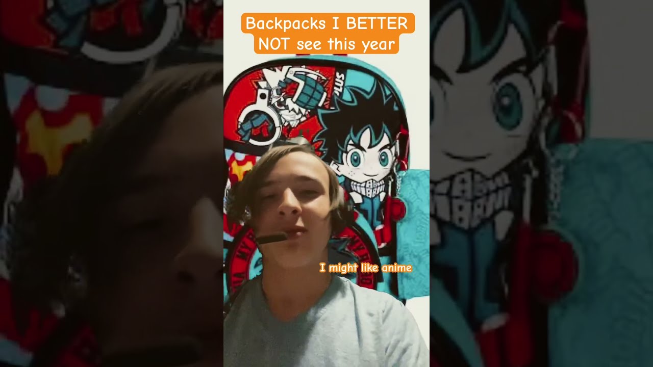 Backpacks I BETTER NOT See This Year Advice Backtoschool Backpack