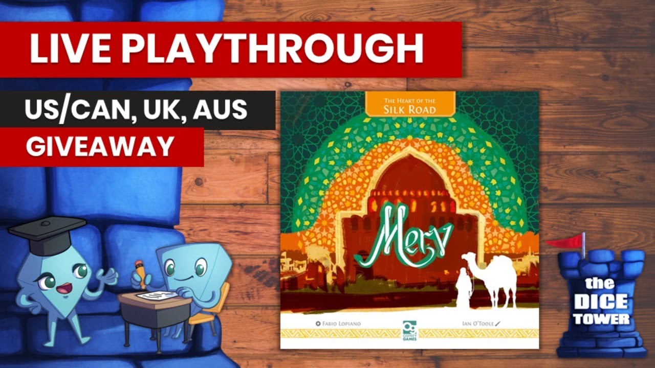 Merv: The Heart of the Silk Road (Solo Mode) - LIVE Playthrough with Stella & Tarrant