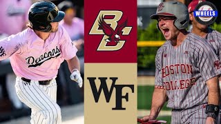 #19 Boston College vs #2 Wake Forest (AMAZING GAME!) | Game 2 | 2023 College Baseball Highlights