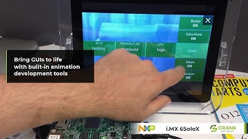Experience Storyboard on the NXP i.MX 6SoloX | Crank Software Sample GUI Demo Image