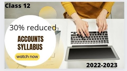 Class 12 Accounts syllabus| 2022- 2023 | Up Board| 30% reduced| New Syllabus @winnersplatform6032
