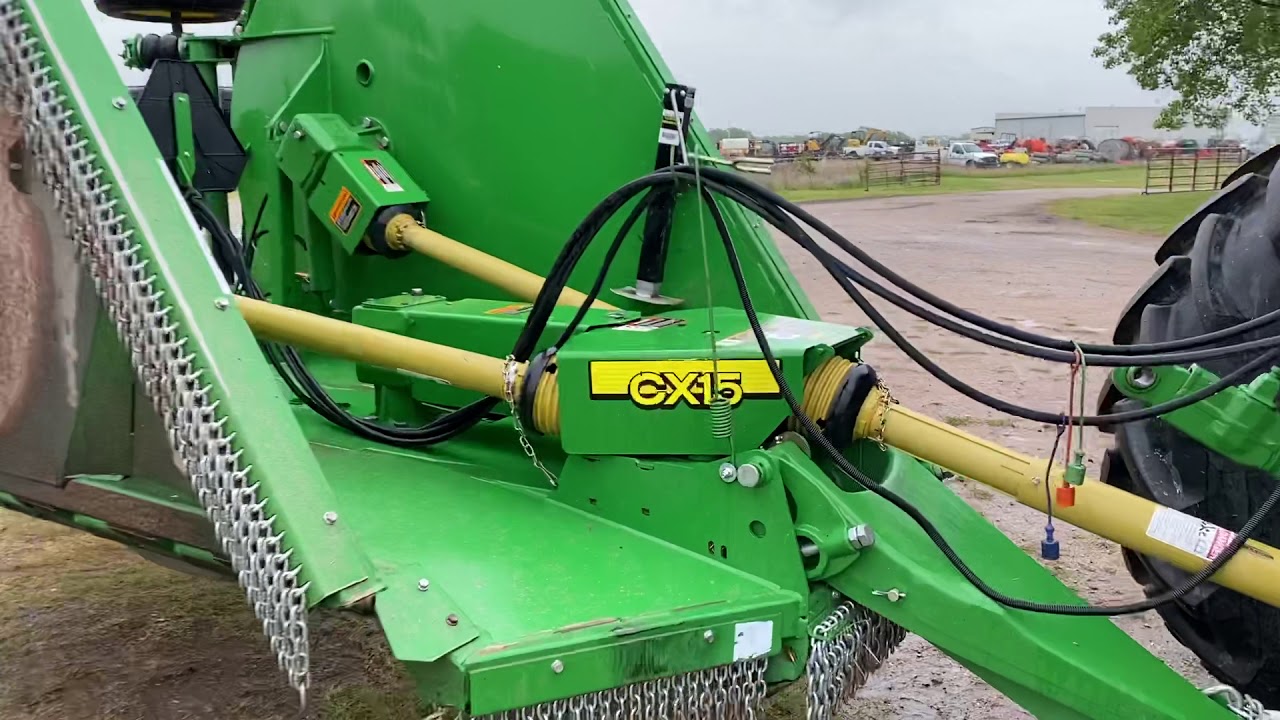 John Deere CX15 FlexWing Mower YouTube