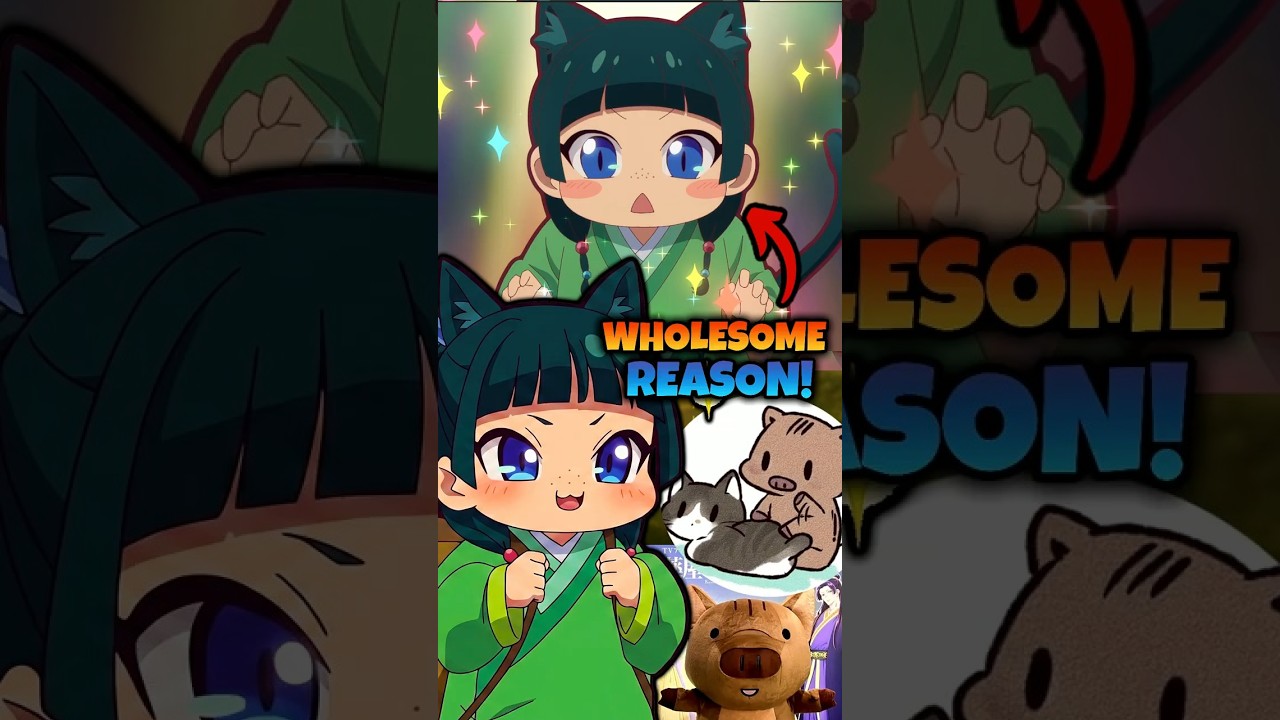 The REAL REASON Maomao acts like a CAT 😱 #apothecarydiaries #kusuriyanohitorigoto #maomao #anime