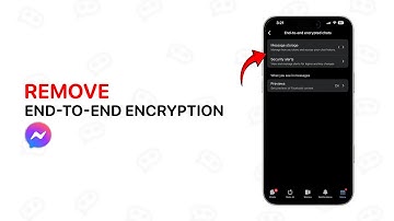 Hoe verwijder ik end-to-end-encryptie in Messenger?