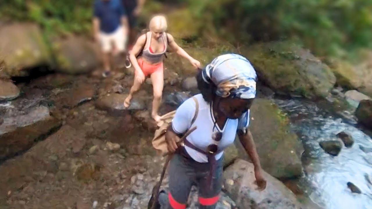 The most Challenging Hike to a Secret Waterfall in Oahu Hawaii - YouTube