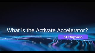 Business Transformation Management - SAP Activate Accelerator