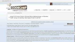 CodeChef Tutorial  Submitting a problem in C language on CodeChef