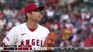 Shohei Ohtani Highlights! Shohei Ohtani IP 6.0 3H 1R 0ER 3BB 5K 0HR (8/9/2023)