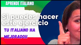 💥¿CUÁNTO ENTIENDES de este texto simple en ITALIANO? // 👉 # ejercicios de italiano