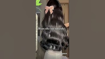 How to get smooth, silky, healthy & shiny hair #shorts #hairwash #hairwashday #youtubeshorts #glowup