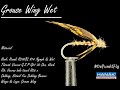 Tying a grouse wing wetfly  tied by matthias dibiasi  depunkt fly