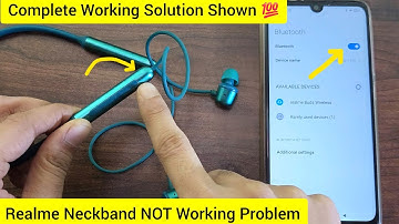 Realme Buds Wireless Left Right Earbud Not Working Reset Solution Shown