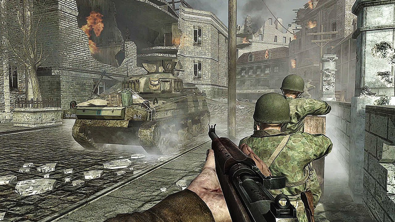 American Europe Campaign  Call of Duty World at War Full Gameplay 