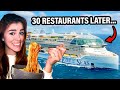 I ate at every restaurant on the biggest cruise ship in the world icon of the seas