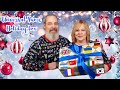 Trying international holiday snacks  universal yums holiday box