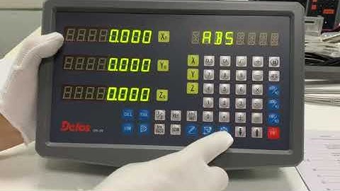 How to set the PCD function? #dro #digitalreadout #sinodro