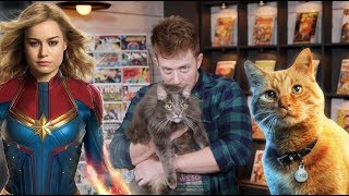 Captain Marvel's Cat Goose's First Appearance - MAJOR ISSUES