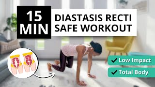 Quick and Easy Diastasis Recti Exercises || 15-Minute Low-Impact Workout || Mommy Mango