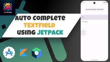 Auto Complete TextField in Jetpack Compose Kotlin | Android Studio