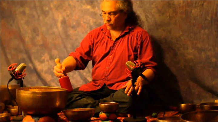 10 min Chakra Meditation Series~Note A~6th ~Third Eye Chakra with Tibetan Singing Bowls~No Vocals