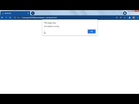JAVASCRIPT ALERT AND WINDOW.ALERT TUTORIAL IN (TAMIL)