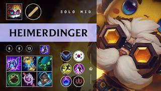 Heimerdinger Mid vs Lissandra - KR Diamond Patch 26.07