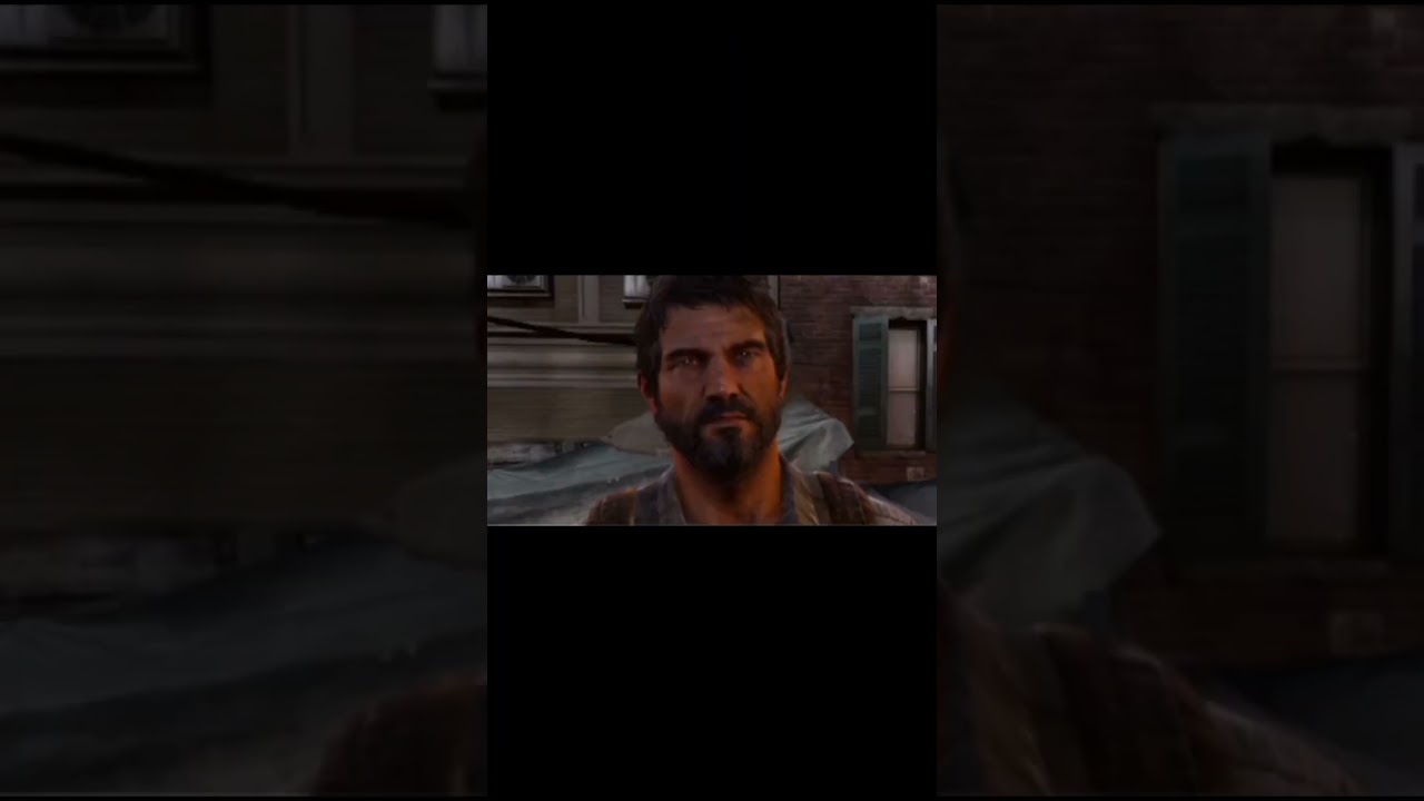 Joel beats up Ellie for pushing him in the water