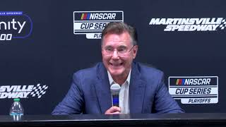 Elton Sawyer NASCAR Senior Vice President of Competition Discusses Competition at Martinsville