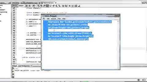 Netbeans Java Tutorial 27 JFrame appear at the center of screen
