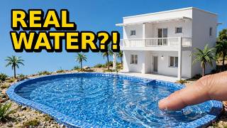 🏝️ I Built a Dream 2-Story Mini Villa with a REAL Pool! | TinyBuild Lab