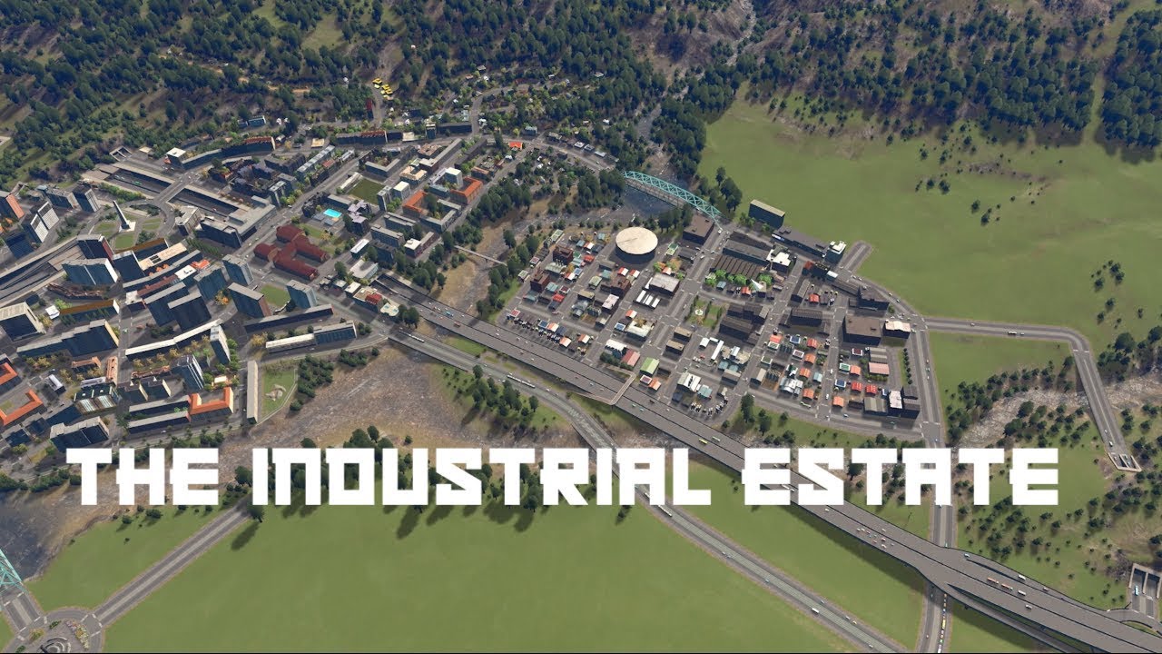 Inner City Industrial Estate Cities Skylines Ep 8 Youtube