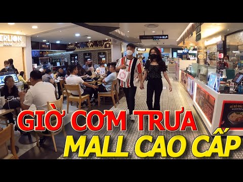Cảnh tượng NHÀ HÀNG SANG TRỌNG giờ cơm trưa MALL CAO CẤP NHẤT SÀI GÒN CENTRE I cuộc sống sài gòn