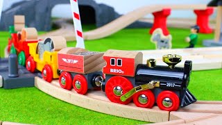 Brio trains: wooden locomotives, steam train, trucks, cars, brio train railway screenshot 3