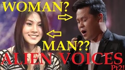 ALIEN VOICES Pt2 !!! Vitas, Echo woman, Marcelito, Bjork, Lecresia, ...
