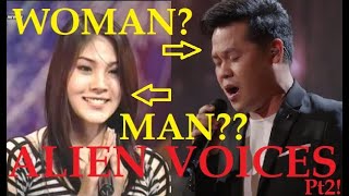 Video thumbnail of "ALIEN VOICES Pt2 !!! Vitas, Echo woman, Marcelito, Bjork, Lecresia, ..."