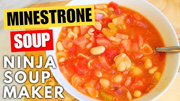 Smakelijke Minestronesoep Veganistisch Recept Ninja Soepmaker #koken #vegan #veganrecepten