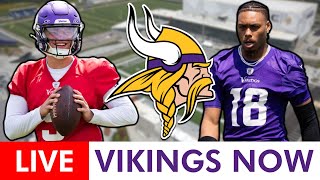 🚨LIVE: Vikings Minicamp Day 2 Highlights, Rumors & Injury News On T.J. Hockenson & Andrew Van Ginkel