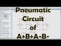 Fluidsim mechatronics  how to make pneumatic circuit of abab