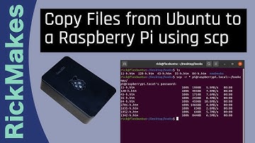 Copy Files from Ubuntu to a Raspberry Pi using scp