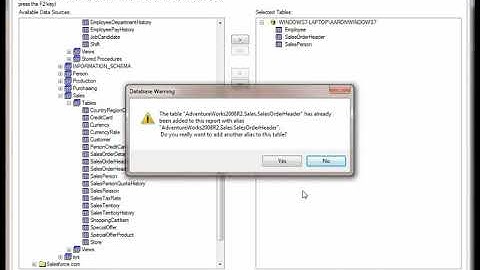 Adding Tables with the Database Expert to Create a Custom Report | ReportingGuru