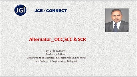Alternator_ OCC ,SCC & SCR