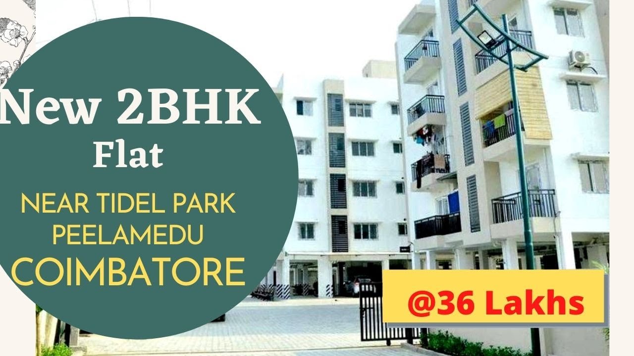 (SOLD OUT) New 2BHK Flat 36 Lakhs near Tidel Park, Peelamedu 