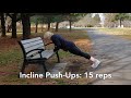 SBH Park Bench Workout 1