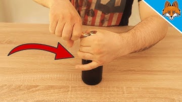 How to open a bottle with a lighter 🔥 in 1 second ⚡️