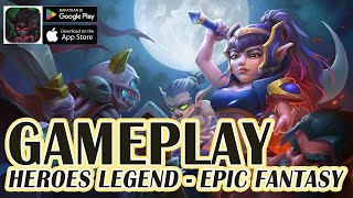 HEROES LEGEND - EPIC FANTASY GAMEPLAY - IDLE RPG GAME 2023 | GACHAMAN GAMEPLAY screenshot 3