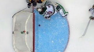 Crosby is denied by the magic puck