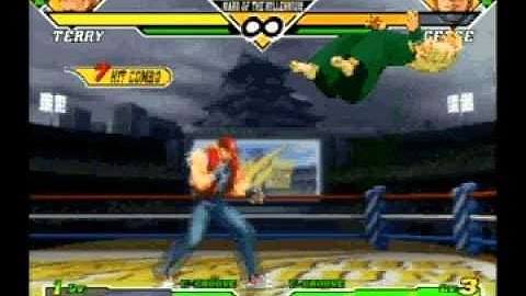Capcom vs SNK 2 EO (GC): Terry Bogard Classic Combo