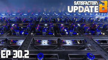 Water Packaging Factory Machines & Logistics | Satisfactory U8 - Ep 30 Part 2